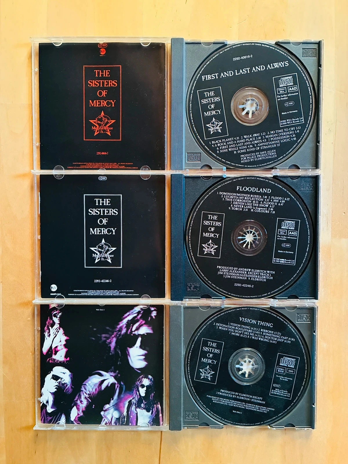 Integral 3 CD Sisters of Mercy: First and Last and Always/Floodland/Vision Thing. – photo 2